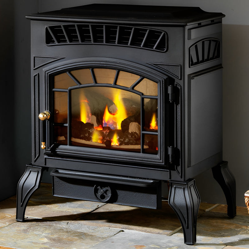 Load image into Gallery viewer, Burley Ambience Flueless Gas Stove - Black