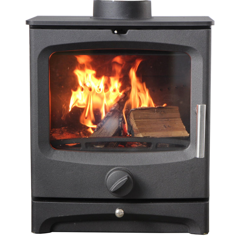 Load image into Gallery viewer, EVA UK Stream 5 Multifuel Stove - Black