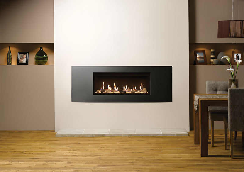 Load image into Gallery viewer, Gazco Studio 1 Glass Conventional & Balanced Flue - Verve Frame - Graphite