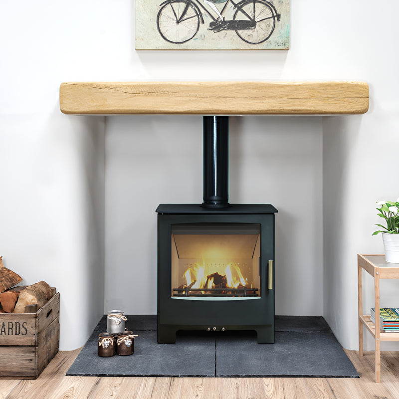 Load image into Gallery viewer, Mendip Woodland Multifuel Stove - Black