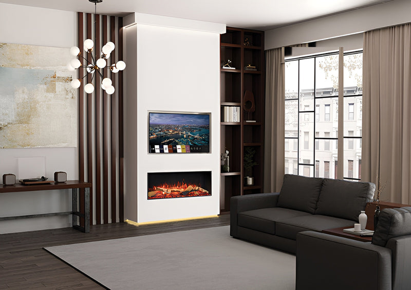 Load image into Gallery viewer, Onyx Avanti 110RW Luxury Logspace Inset Electric Fire