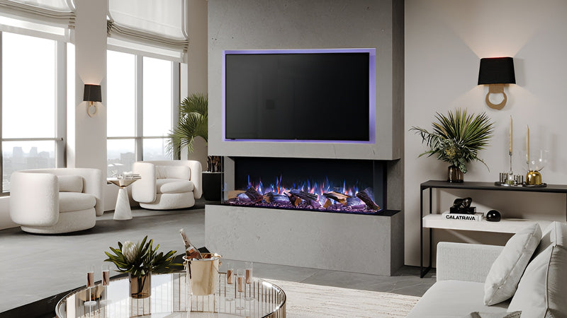 Load image into Gallery viewer, Onyx Avanti 150RW Luxury Logspace Inset Electric Fire