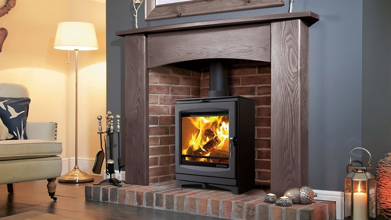 Load image into Gallery viewer, Portway Luxima 5 Multifuel Stove - Black