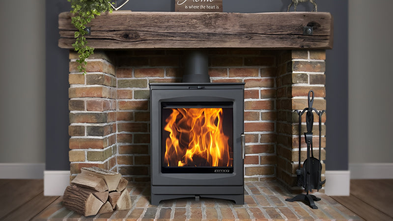 Load image into Gallery viewer, Portway Luxima 5 Wood Stove - Black