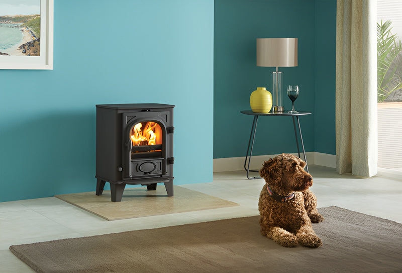 Load image into Gallery viewer, Stovax Stockton 3 Multifuel Stove - Black