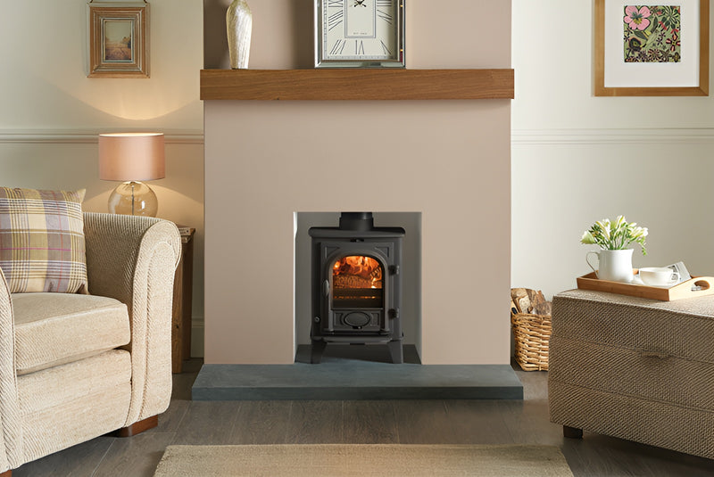 Load image into Gallery viewer, Stovax Stockton 3 Multifuel Stove - Black