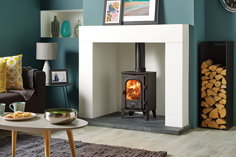 Load image into Gallery viewer, Stovax Stockton 4 Wood Stove - Black