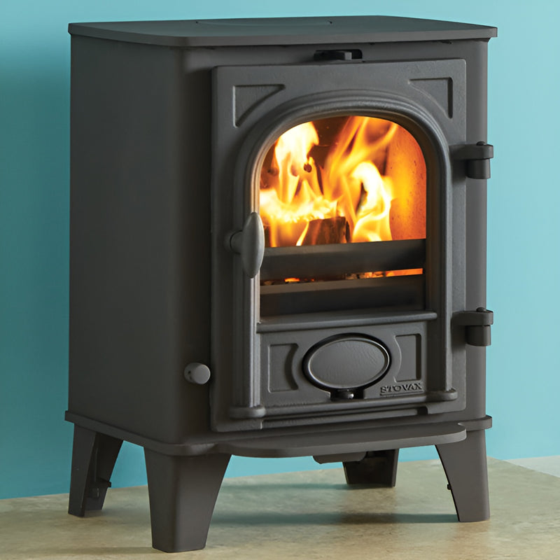 Load image into Gallery viewer, Stovax Stockton 3 Multifuel Stove - Black