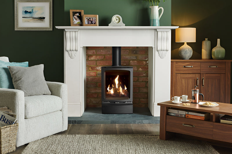 Load image into Gallery viewer, Gazco Vogue Midi Gas Stove - Black