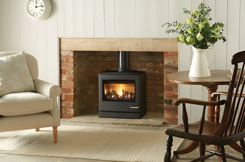 Load image into Gallery viewer, Gazco CL8 Gas Stove - Black