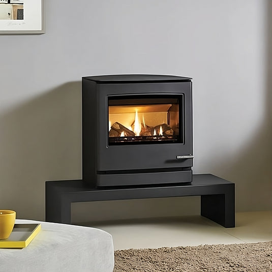 Gazco CL8 Gas Stove - Black