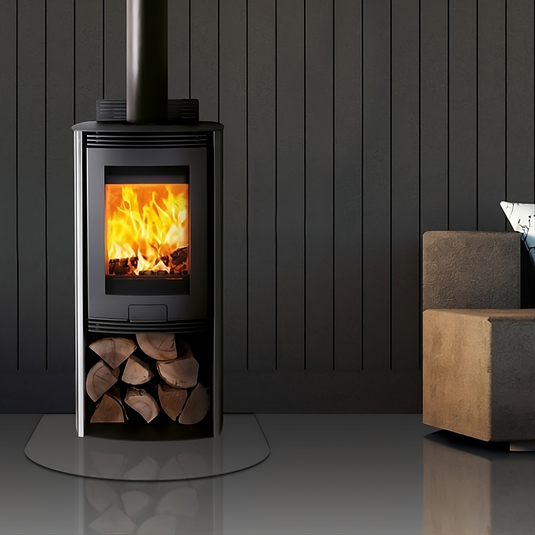 Di Lusso R4 Euro Wood Stove - Black