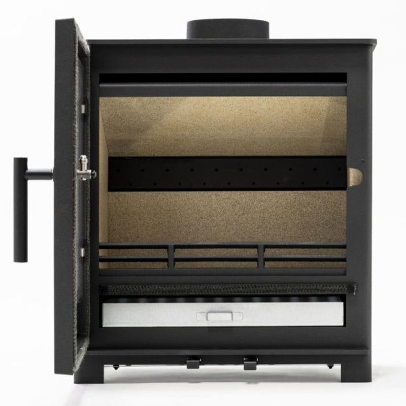 Load image into Gallery viewer, EVA UK Stream 5 Grande Multifuel Stove - Black
