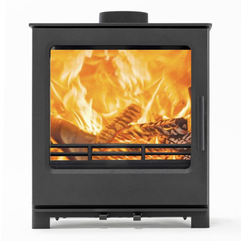 Load image into Gallery viewer, EVA UK Stream 5 Grande Multifuel Stove - Black
