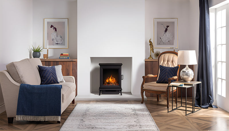 Load image into Gallery viewer, Gazco Sheraton Electric Stove - Black