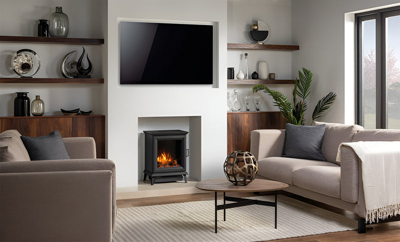 Load image into Gallery viewer, Gazco Sheraton Electric Stove - Black