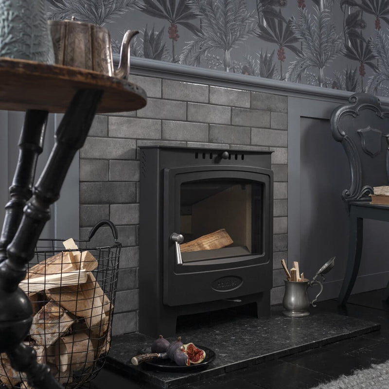 Load image into Gallery viewer, Arada Hamlet Solution 7 Inset Multifuel Stove - Black