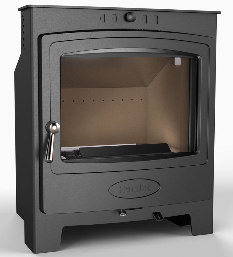 Load image into Gallery viewer, Arada Hamlet Solution 7 Inset Multifuel Stove - Black