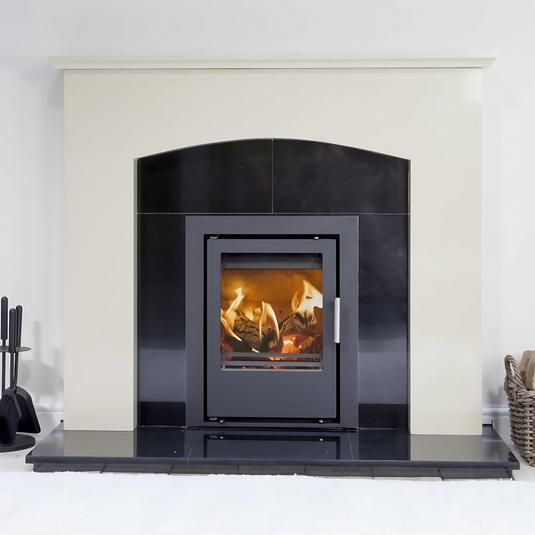 Mendip Christon 400 Inset Multifuel Stove - Black
