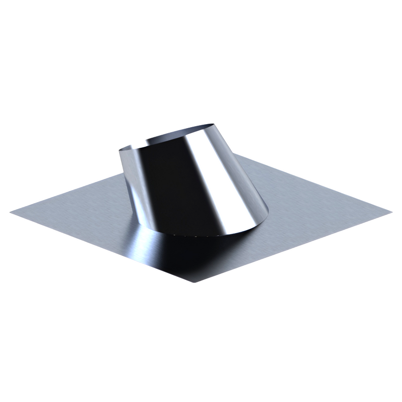 Load image into Gallery viewer, Midtherm HTS Twin Wall Flue - Adjustable Roof Plate 0-30° (Aluminium Flashing)
