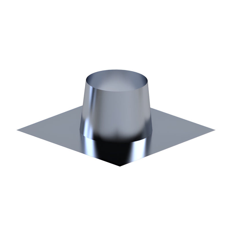 Load image into Gallery viewer, Midtherm HTS Twin Wall Flue - Flat Roof Plate (Aluminium Flashing)