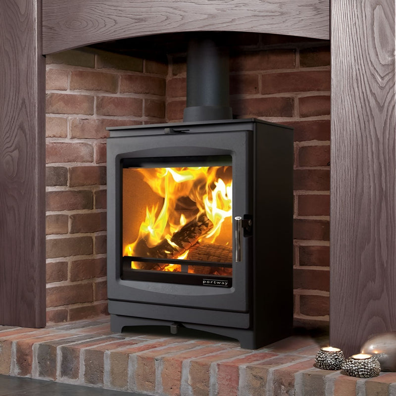 Load image into Gallery viewer, Portway Luxima 5 Multifuel Stove - Black