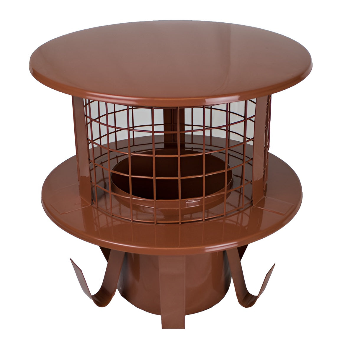 Chimney Cowls | 6" Pot Hanging Anti Bird / Anti Rain Chimney Cowl 6 Stainless Steel - View #2