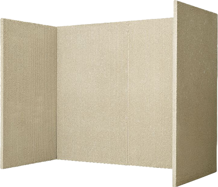 Load image into Gallery viewer, Vermiculite Board - Reeded Portrait - 1020 x 620 x 20mm