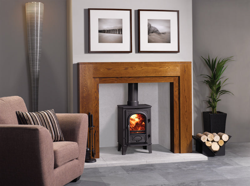Load image into Gallery viewer, Stovax Stockton 4 Multifuel Stove - Black