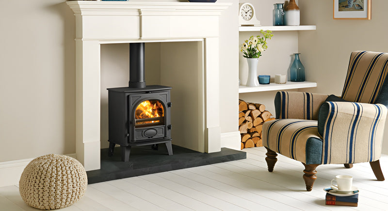 Load image into Gallery viewer, Stovax Stockton 5 Multifuel Stove - Black