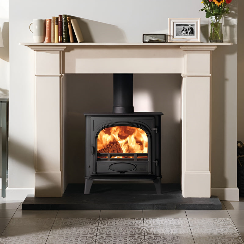 Load image into Gallery viewer, Stovax Stockton 5 Wide Multifuel Stove - Black