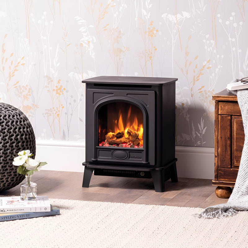 Load image into Gallery viewer, Gazco Stockton Small Electric Stove - Black