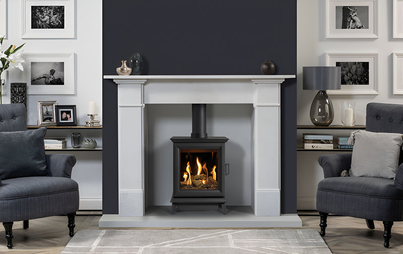 Load image into Gallery viewer, Gazco Sheraton 5 Gas Stove - Black
