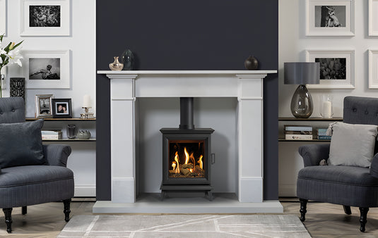 Gazco Sheraton 5 Gas Stove - Black