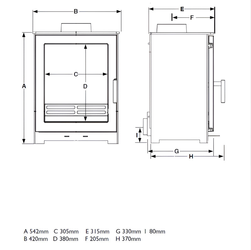 Load image into Gallery viewer, Portway Arundel Deluxe Multifuel Stove - Black
