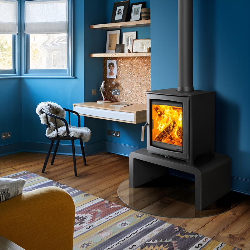 Load image into Gallery viewer, Parkray Aspect 5 Wood Stove - Black
