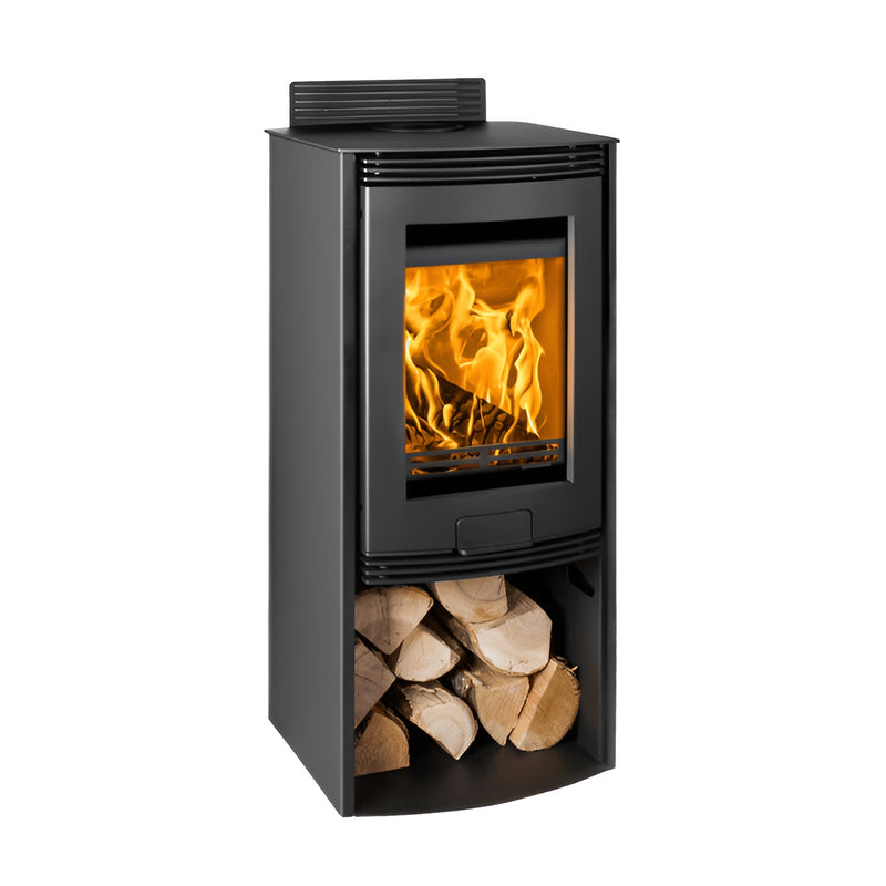 Load image into Gallery viewer, Di Lusso R4 Euro Wood Stove - Black
