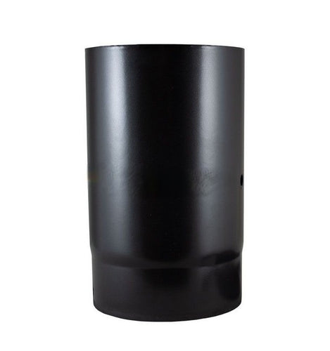 Evaflue Stove Pipe - 250mm Length - Black Vitreous Enamel