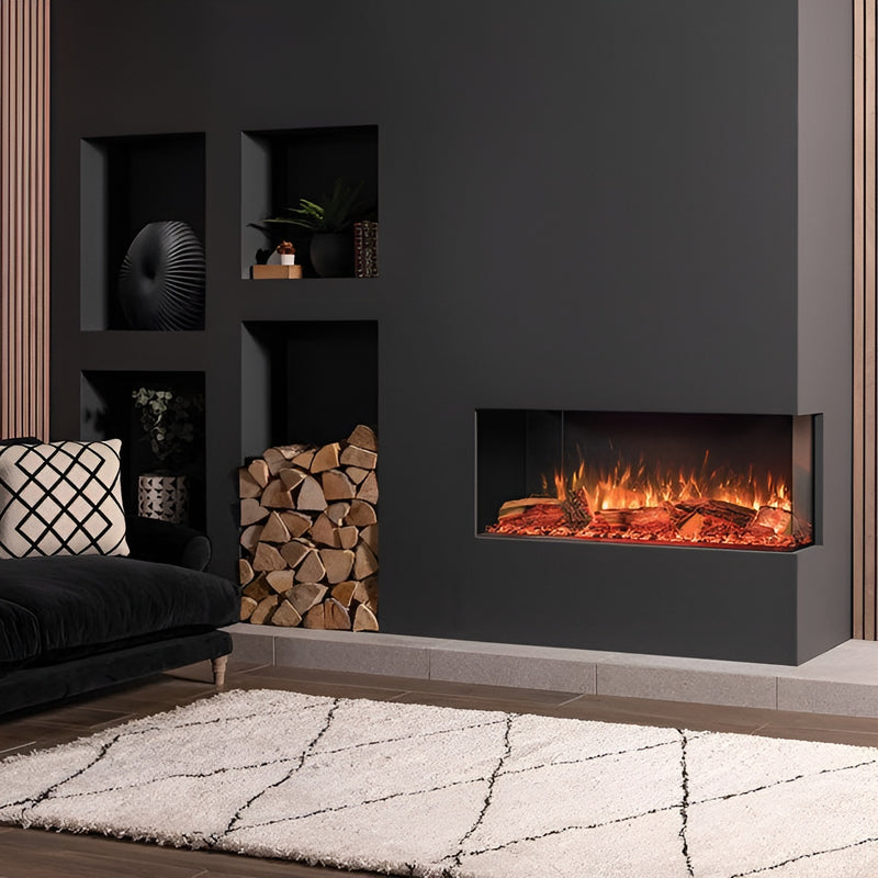 Load image into Gallery viewer, Onyx Avanti 110RW Luxury Logspace Inset Electric Fire
