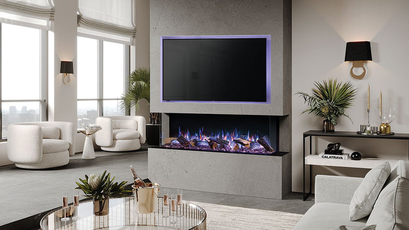 Load image into Gallery viewer, Onyx Avanti 150RW Luxury Logspace Inset Electric Fire
