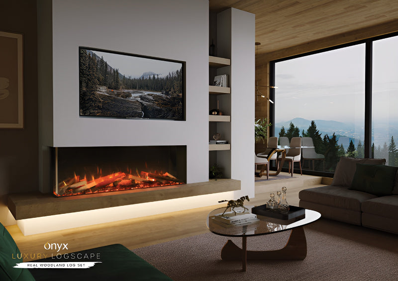 Load image into Gallery viewer, Onyx Avanti 150RW Luxury Logspace Inset Electric Fire
