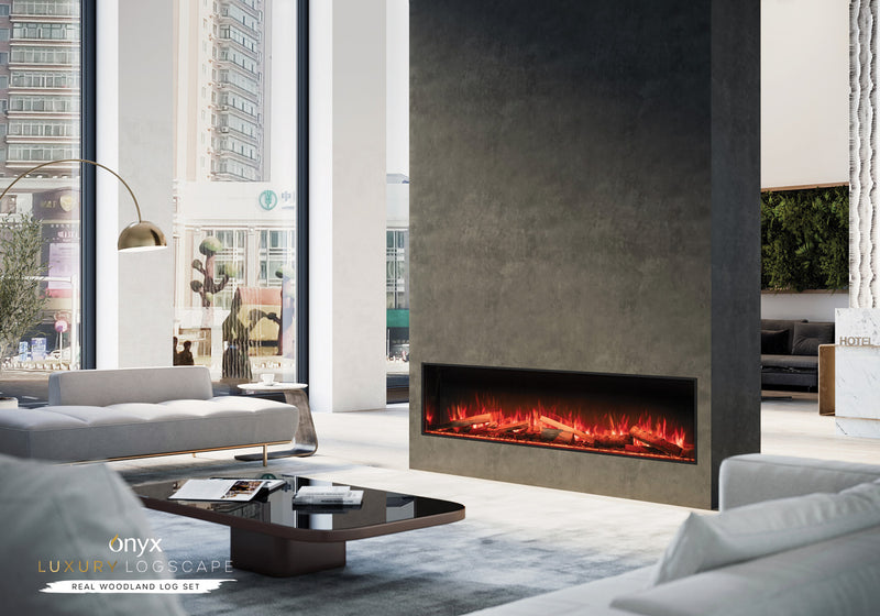 Load image into Gallery viewer, Onyx Avanti 190RW Luxury Logspace Inset Electric Fire
