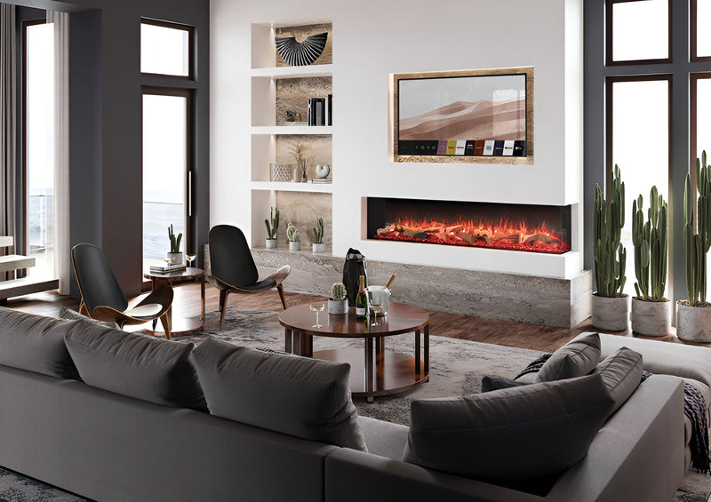 Load image into Gallery viewer, Onyx Avanti 190RW Luxury Logspace Inset Electric Fire
