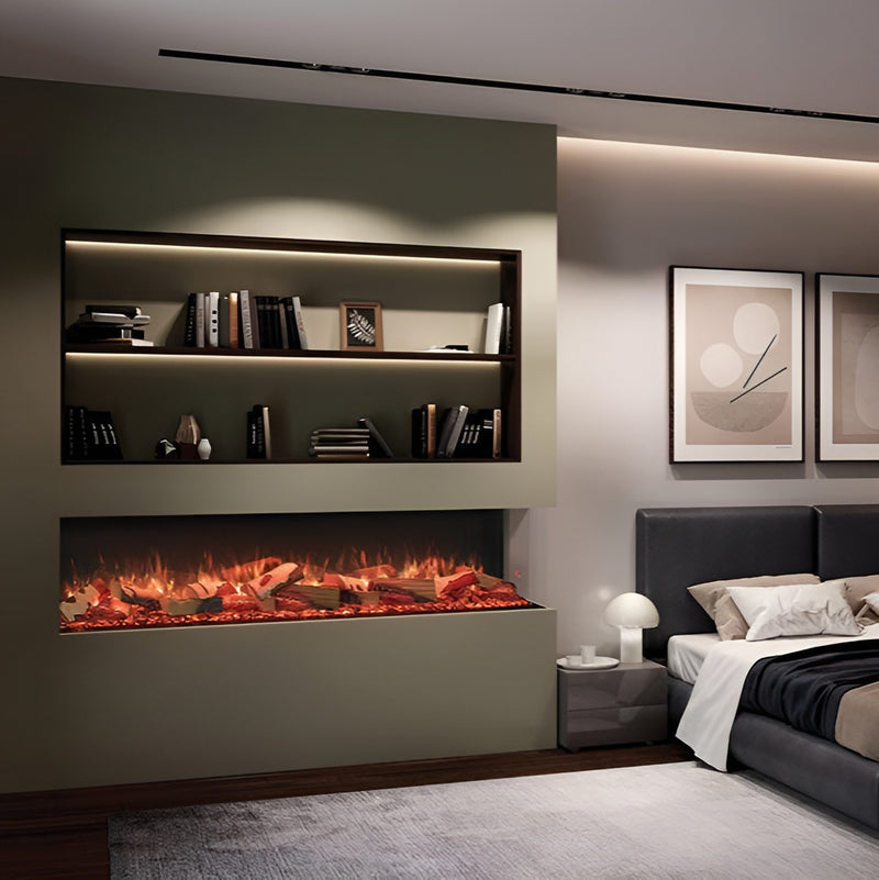 Load image into Gallery viewer, Onyx Avanti 190RW Luxury Logspace Inset Electric Fire
