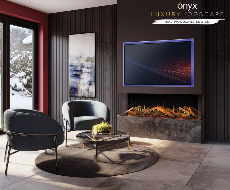 Load image into Gallery viewer, Onyx Fusion 150RW Inset Electric Fire
