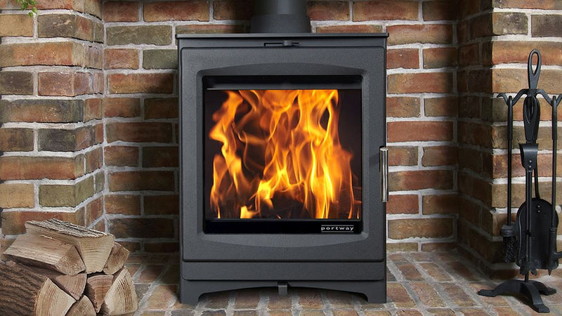 Load image into Gallery viewer, Portway Luxima 5 Wood Stove - Black
