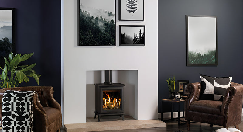 Load image into Gallery viewer, Gazco Sheraton 5 Gas Stove - Black
