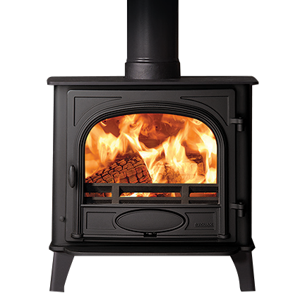 Load image into Gallery viewer, Stovax Stockton 5 Wide Multifuel Stove - Black
