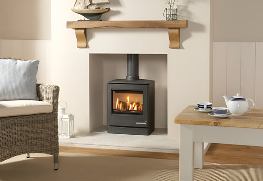 Gazco CL5 Gas Stove - Black