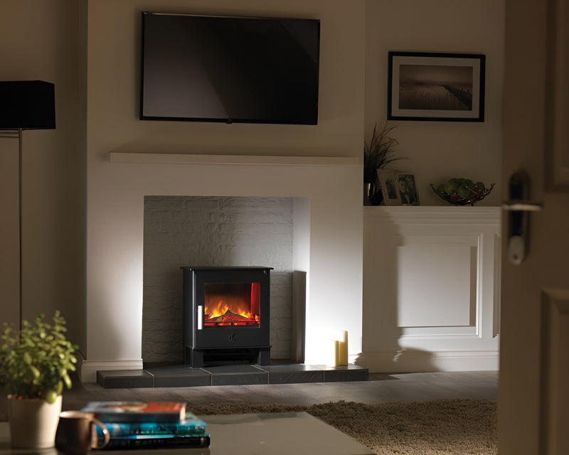 Load image into Gallery viewer, ACR Malvern Electric Stove - Black
